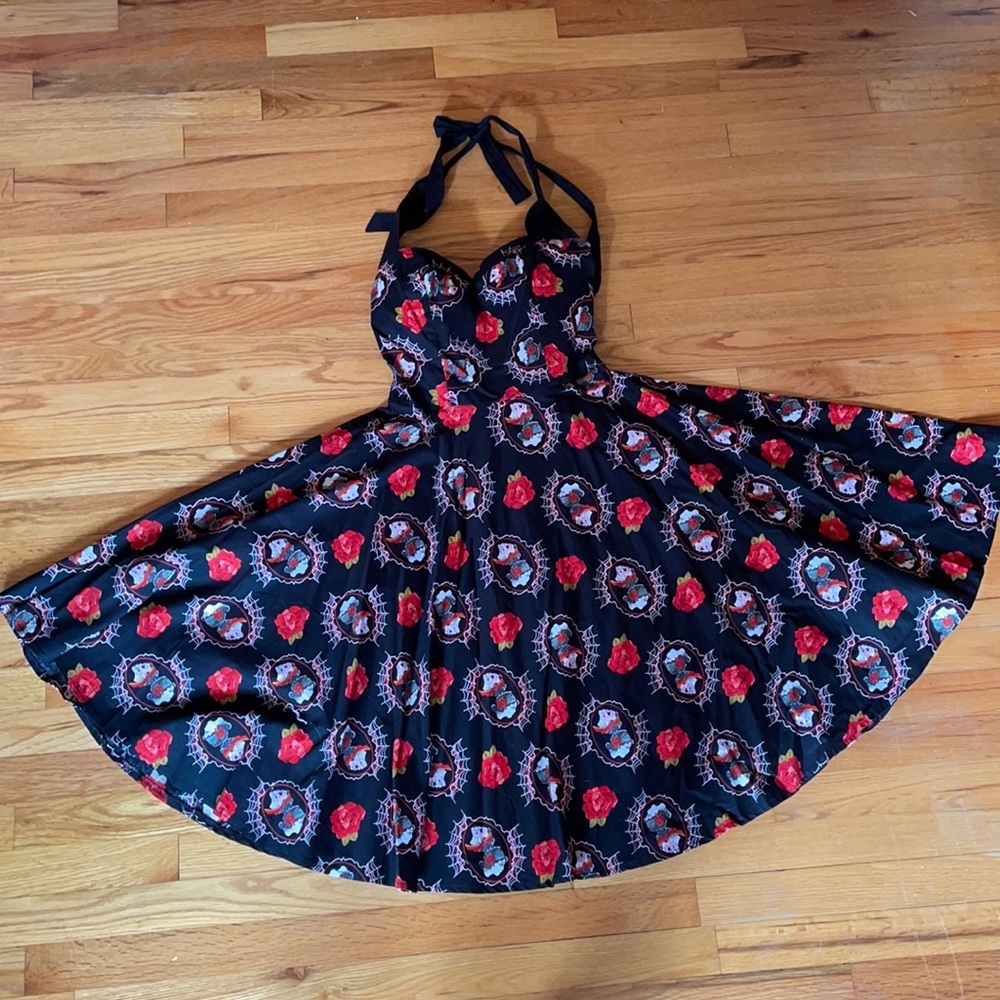 Hell Bunny Even in Death Swing Dress